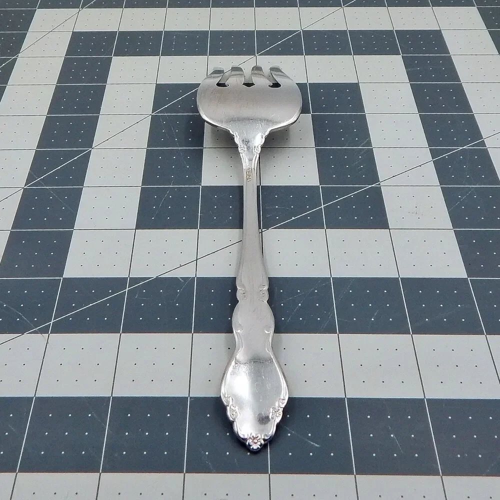 Oneida DOVER Cold Meat Fork Stainless Flatware Glossy 8-1/4 Inch